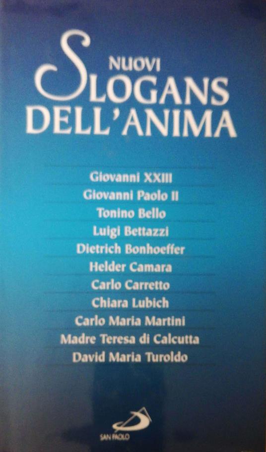 Nuovi slogans dell'anima - Anonimo - copertina