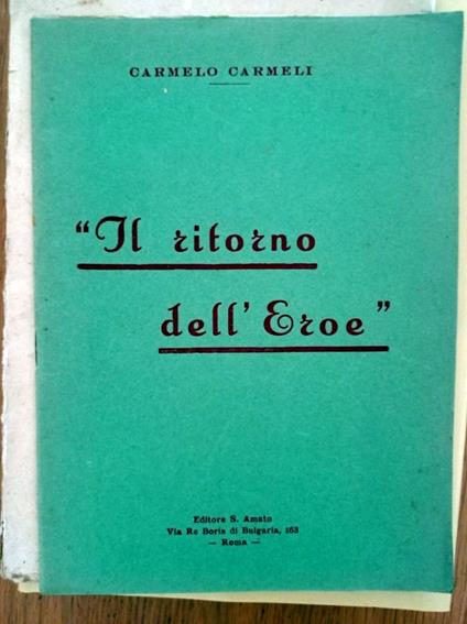 Il ritorno dell'eroe - copertina