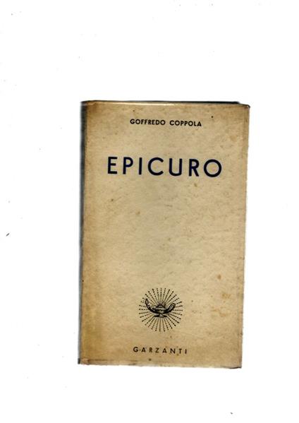 Epicuro - Goffredo Coppola - copertina