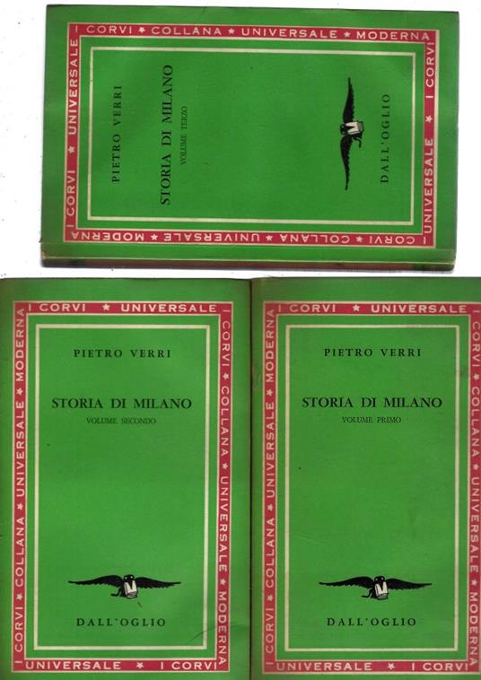 Storia Di Milano - Pietro Verri - copertina