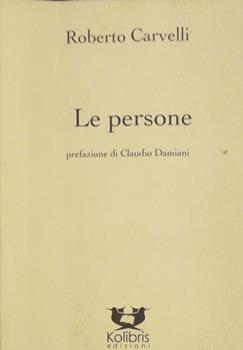 Libro Le persone Roberto Carvelli