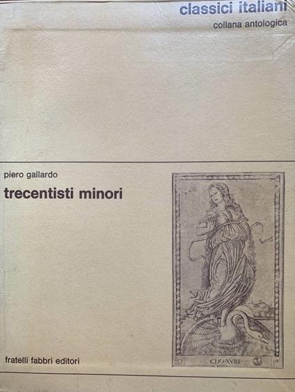 Trecentisti minori - Piero Gallardo - copertina