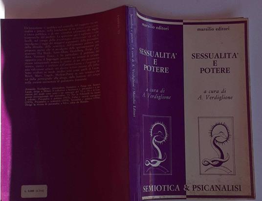Sessualità e potere - Armando Verdiglione - copertina