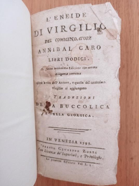 L' Eneide (Libro XII) - Publio Virgilio Marone - copertina