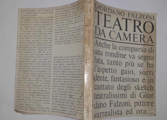Teatro da camera - copertina