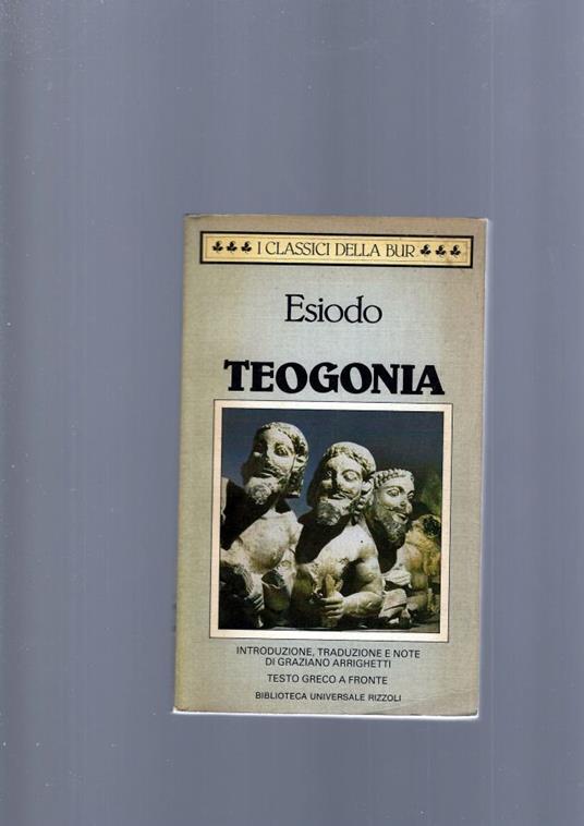 Teogonia - Esiodo - copertina