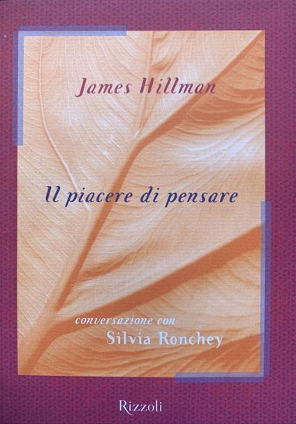 Il piacere di pensare - James Hillman - copertina