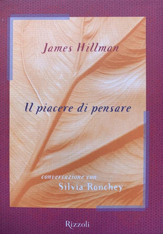 Il piacere di pensare - James Hillman - copertina