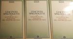 La letteratura italiana del nostro secolo Vol. I,II, e III