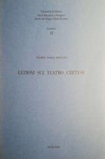 Lezioni sul teatro cretese