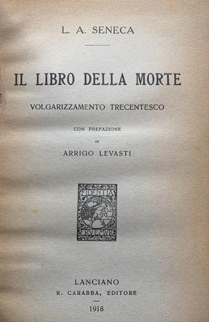 Il libro della morte - copertina
