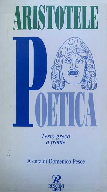 Poetica - Aristotele - copertina
