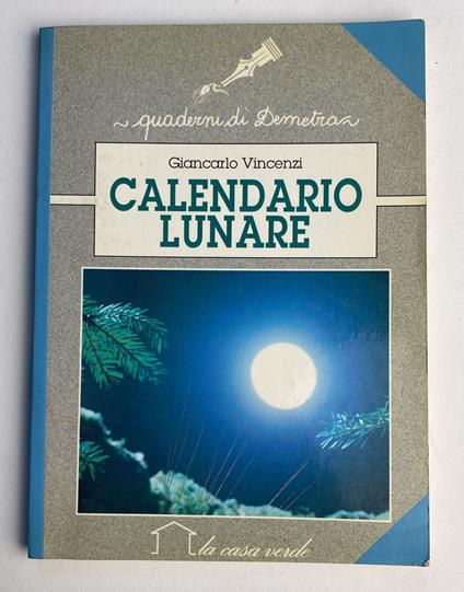 Calendario lunare - Giancarlo Vincenzi - copertina