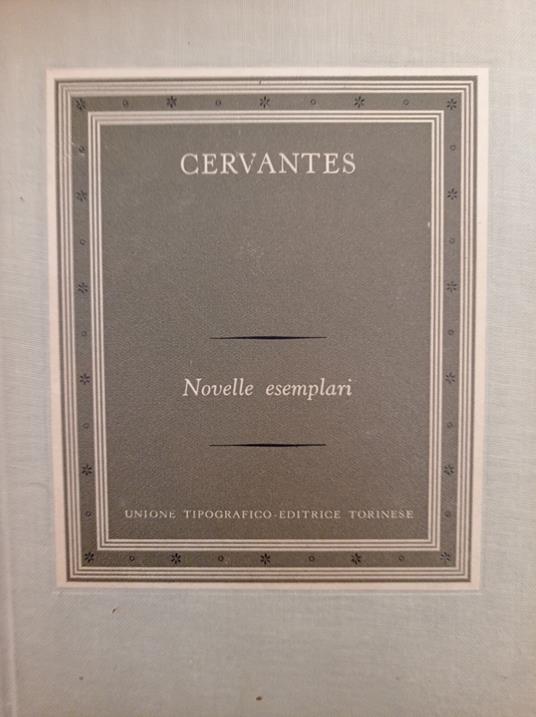 Novelle esemplari - Miguel de Cervantes - copertina