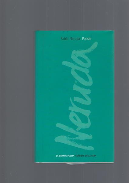 Poesie - Pablo Neruda - copertina