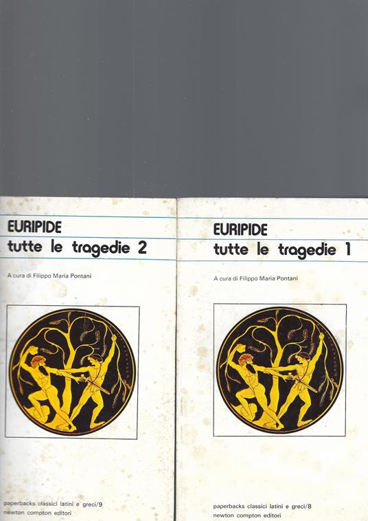 Tutte Le Tragedie 1 E 2 - Euripide - copertina