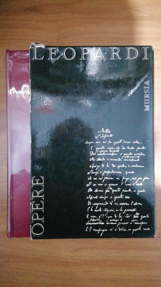 Opere - Giacomo Leopardi - copertina