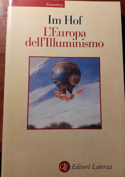 L' Europa dell'illuminismo - Ulrich Im Hof - copertina