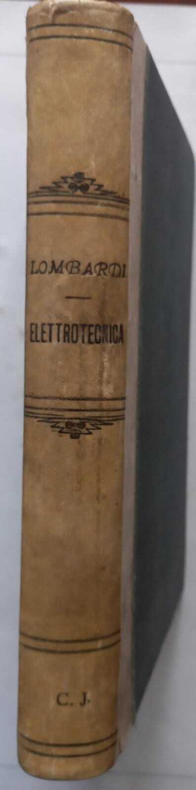 Principii scientifici di elettrotecnica - Luigi Lombardi - copertina
