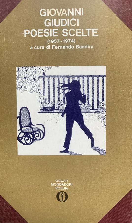 Poesie scelte (1957-1974) - Giovanni Giudici - copertina