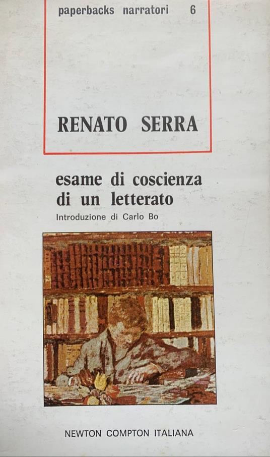 Esame di coscienza di un letterato - Renato Serra - copertina