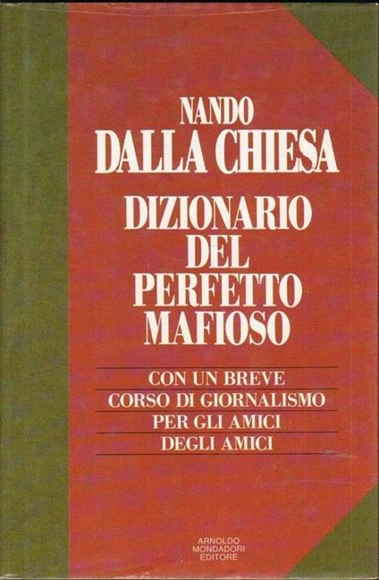 Dizionarietto del perfetto mafioso - Nando Dalla Chiesa - copertina