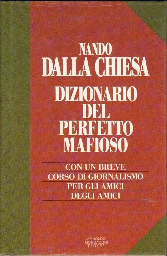Dizionarietto del perfetto mafioso - Nando Dalla Chiesa - copertina