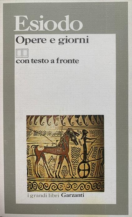 Opere e giorni - Esiodo - copertina