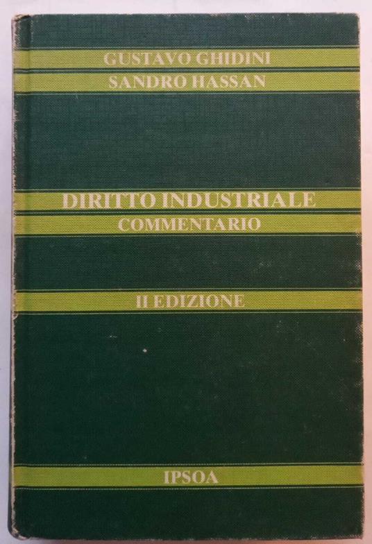 Diritto industriale, commentario - copertina