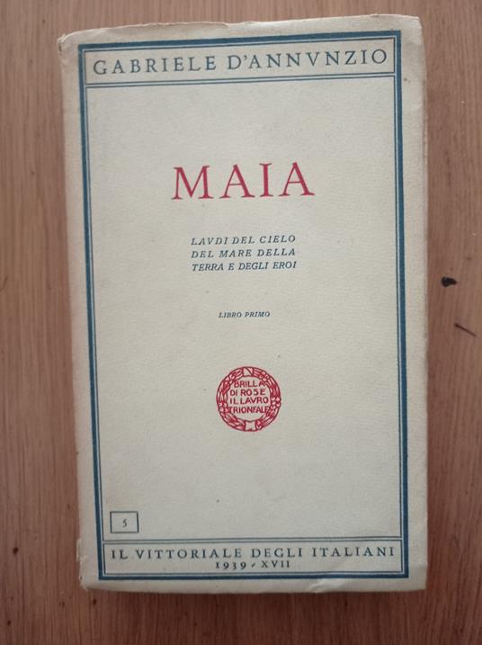 Maia - Gabriele D'Annunzio - copertina