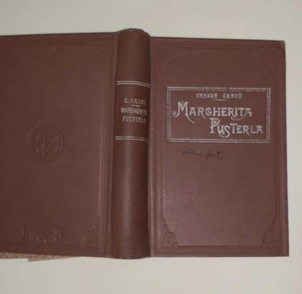 Margherita Pusterla - Cesare Cantù - copertina