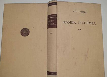Storia d'Europa. Volume II. Rinascimento riforma illuminismo - Herbert A. Fisher - copertina