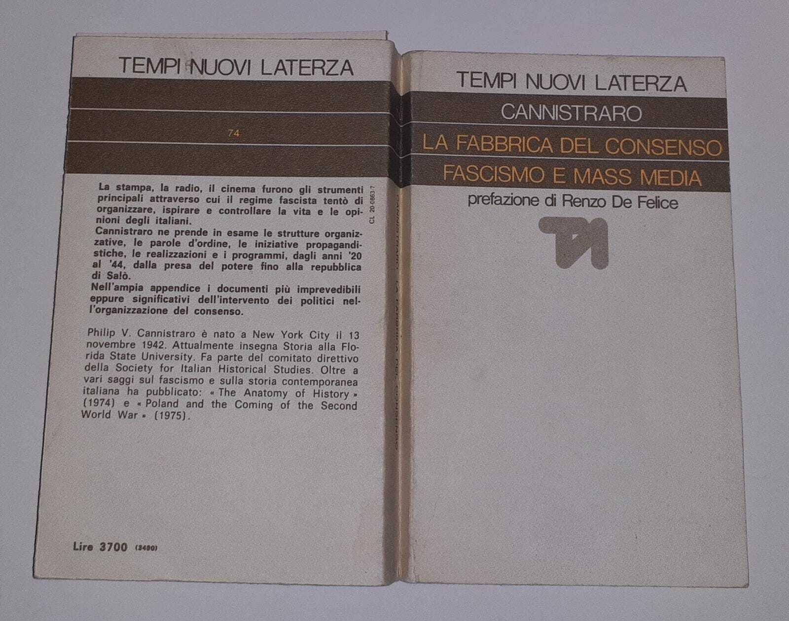 La fabbrica del consenso. Fascismo e mass media