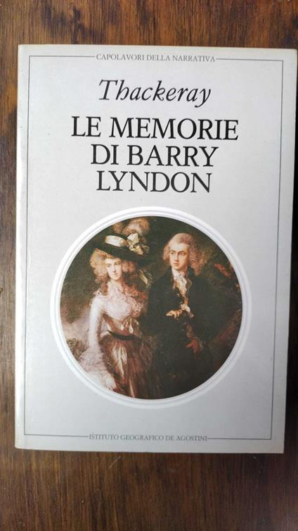 Le Memorie Di Barry Lyndon - William M. Thackeray - copertina