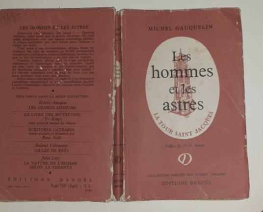 Les hommes et les astres - Michel Gauquelin - copertina
