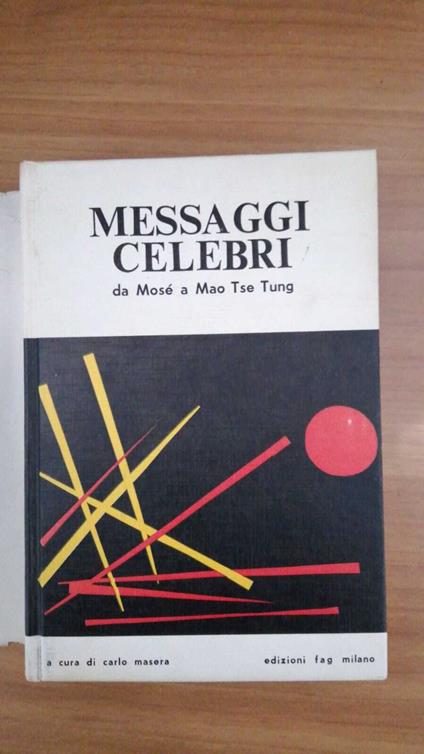 Messaggi celebri - Carlo Masera - copertina