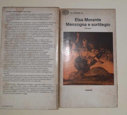 Menzogna e sortilegio - Elsa Morante - copertina