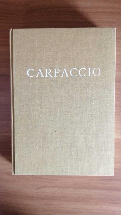 Vittore Carpaccio - Pietro Zampetti - copertina