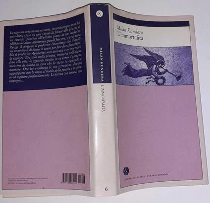 L' immortalità - Milan Kundera - copertina