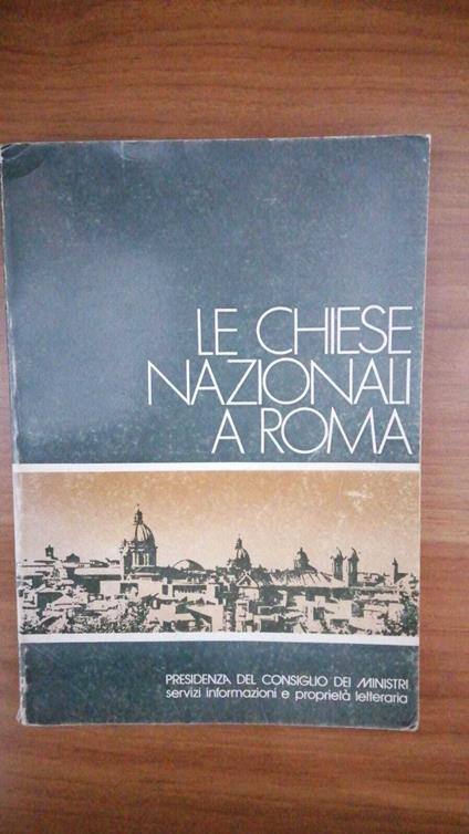 Le chiese nazionali a Roma - copertina
