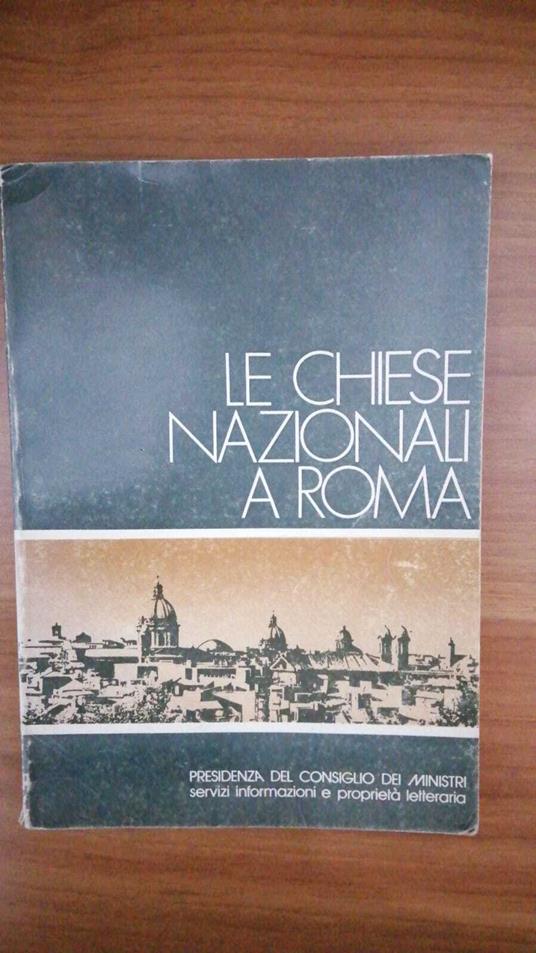 Le chiese nazionali a Roma - copertina