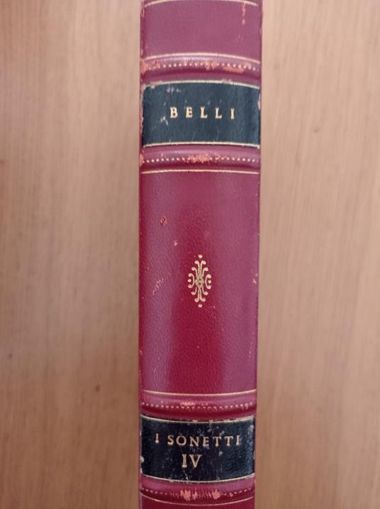 Tutti i sonetti romaneschi vol. IV - Giuseppe Gioachino Belli - copertina
