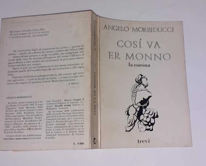 Così va er monno (La corona) - copertina