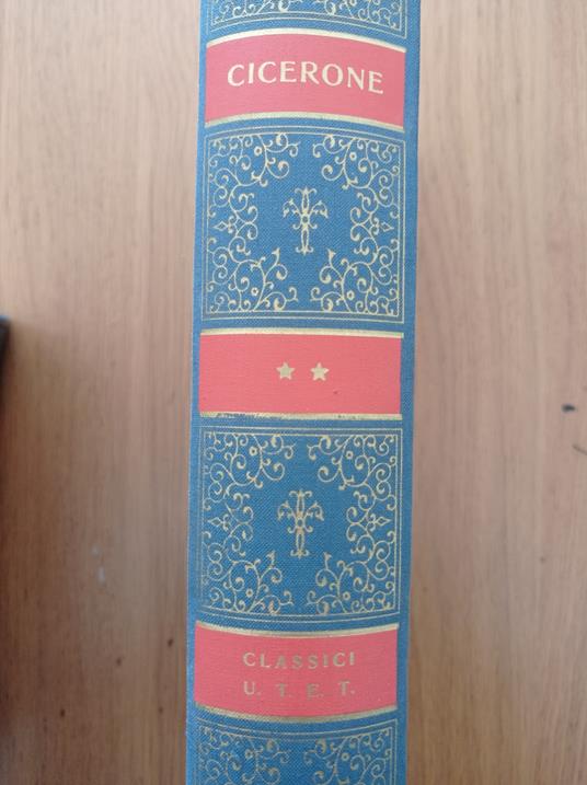 Opere politiche e filosofiche Vol. II - M. Tullio Cicerone - copertina