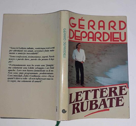 Lettere rubate - Gérard Depardieu - copertina