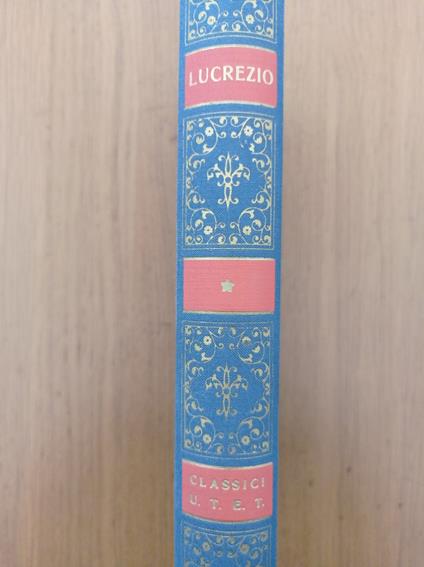 Della natura - Tito Lucrezio Caro - copertina
