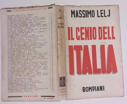 Il genio dell'Italia - Massimo Lelj - copertina