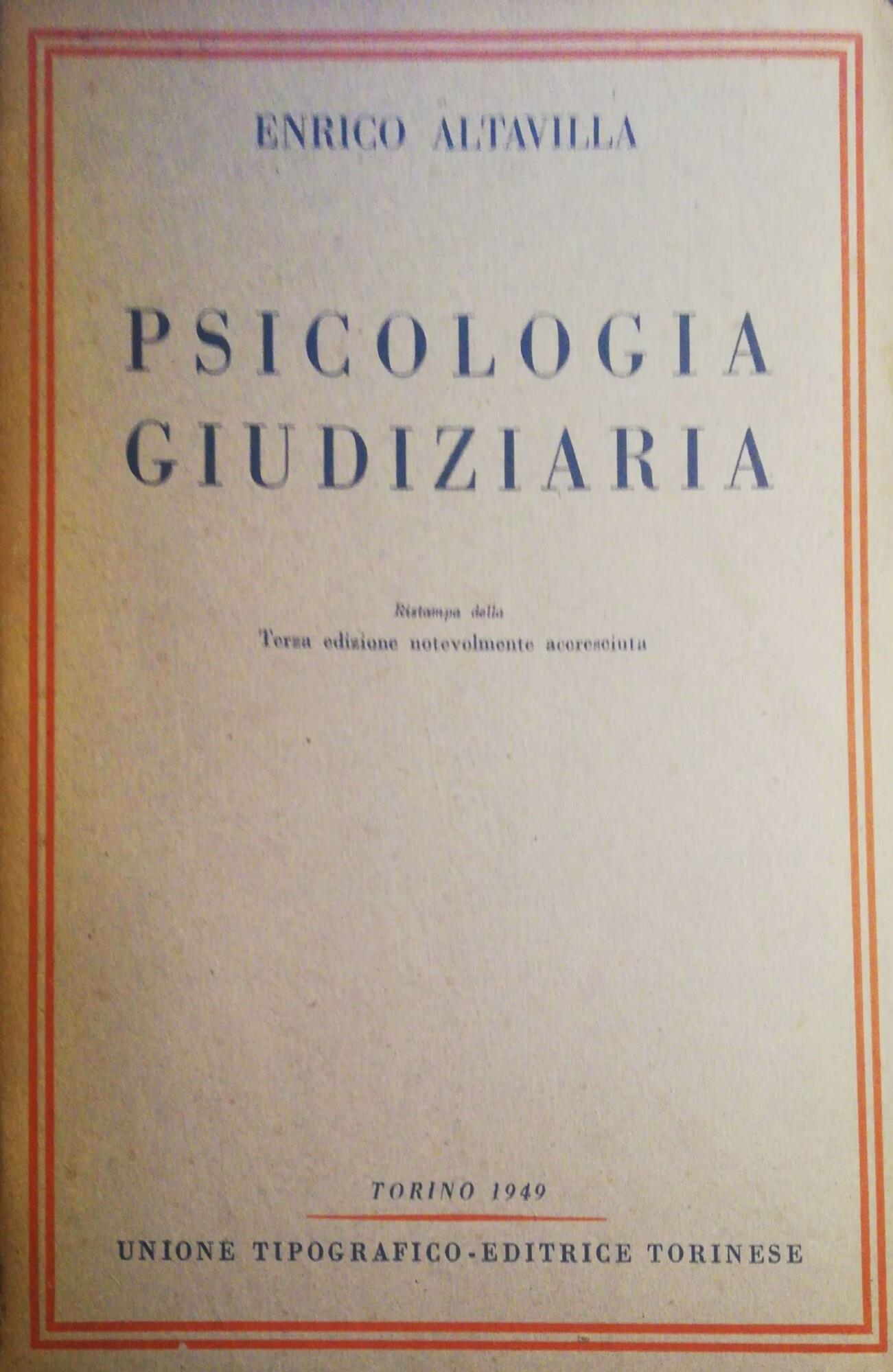 Psicologia giudiziaria