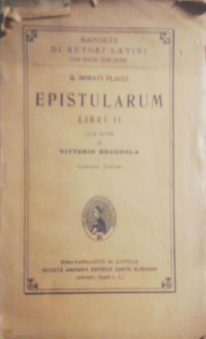 Epistolarium - copertina
