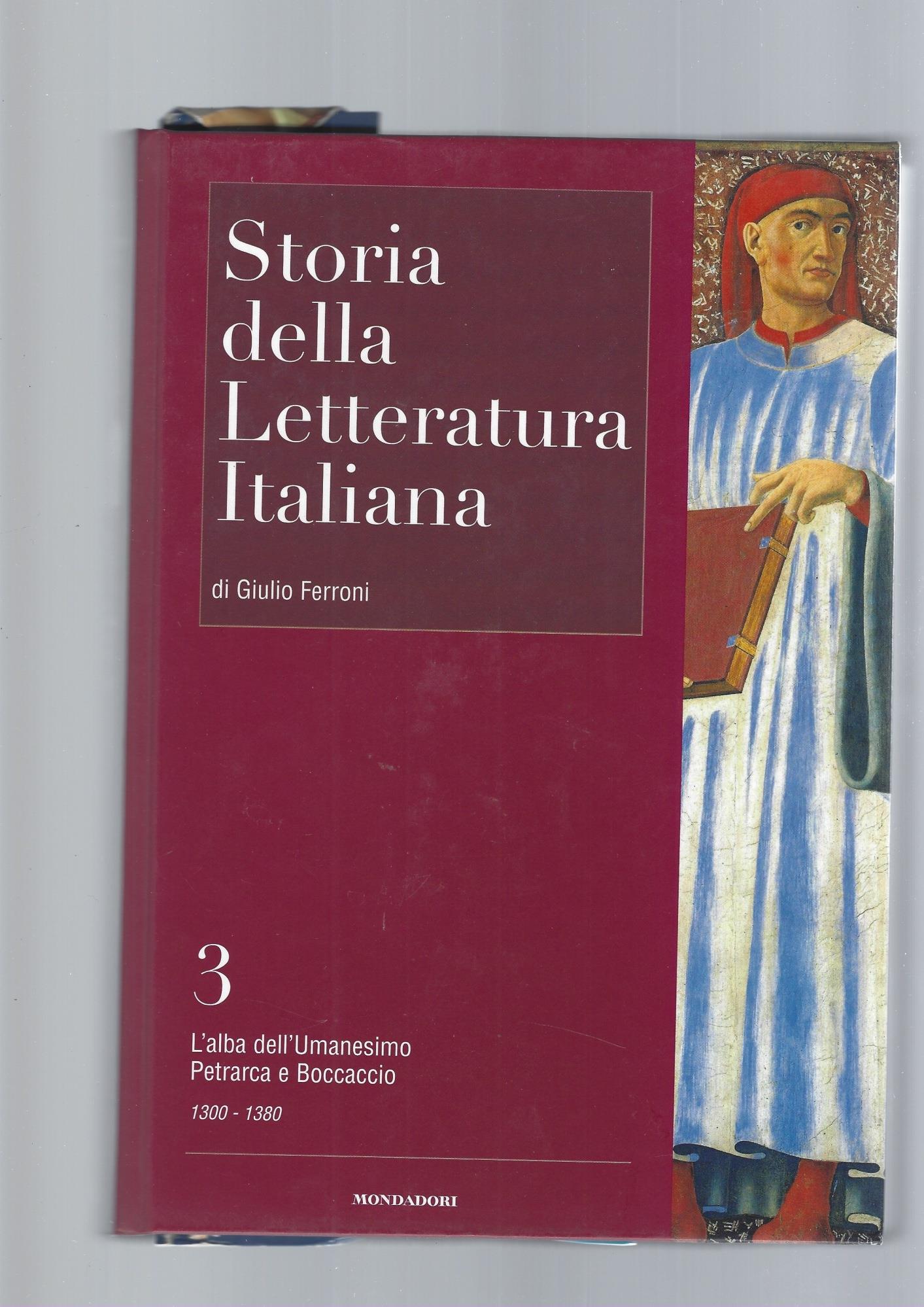 STORIA DELLA LETTERATURA ITALIANA, vol. III